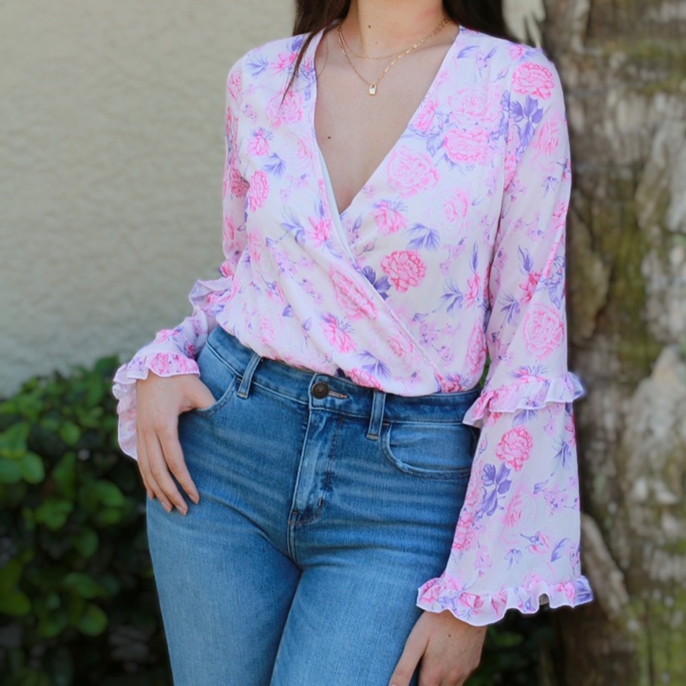 Dreya’s Floral Bodysuit